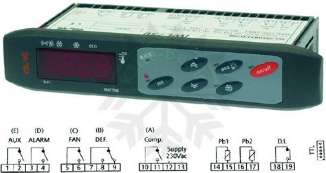 Panel thermostat iwc 750 ntc 230v 